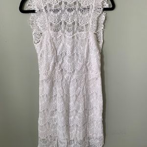 NWOT white free people lace minidress size xs